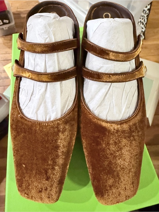 Sam Edelman Shoes - Sam Edelman Bronze Velvet McKenna Woman's Shoe Size US 7M
